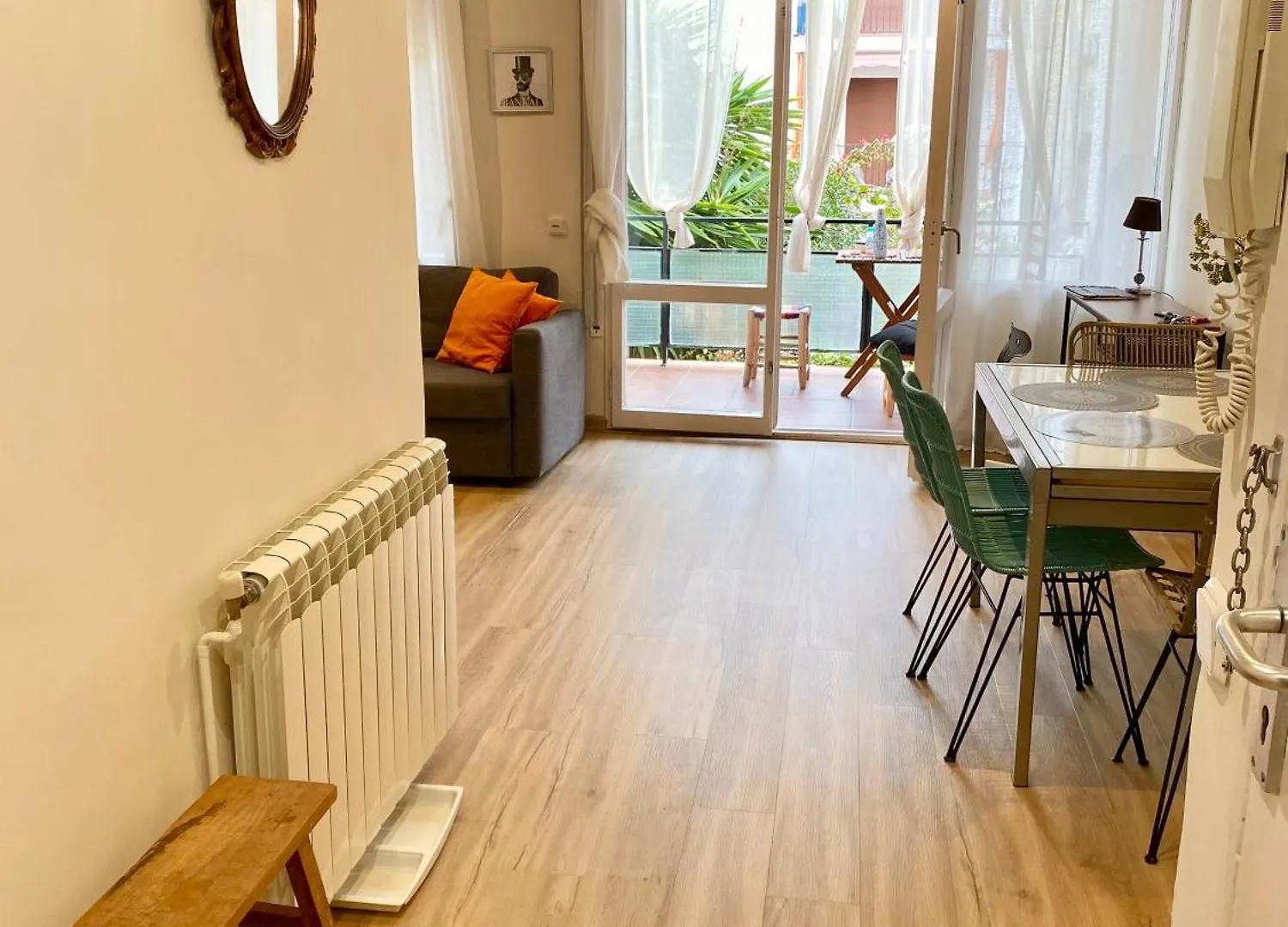 Seaside Apartment In Sitges Steps From Beaches With Private Patio