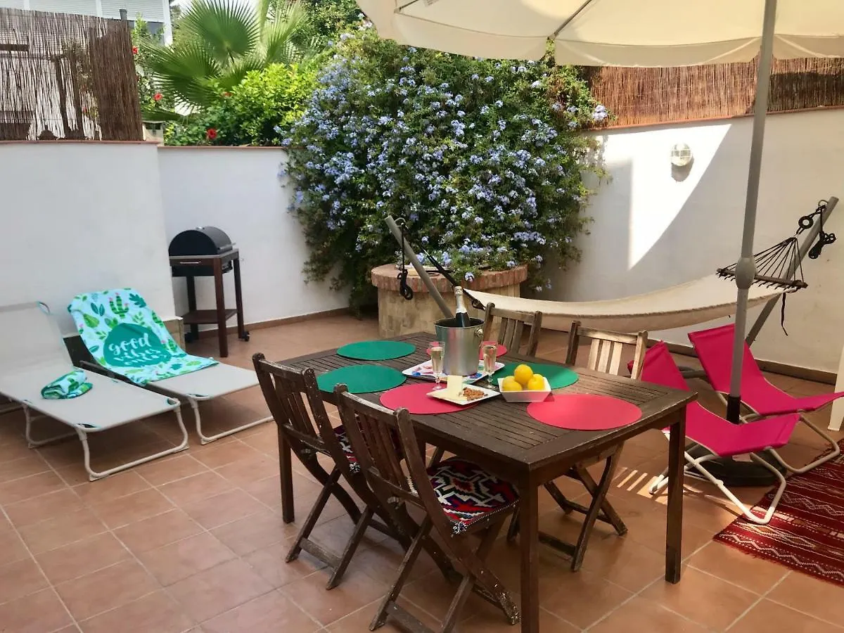 Seaside Apartment In Sitges Steps From Beaches With Private Patio Spanien